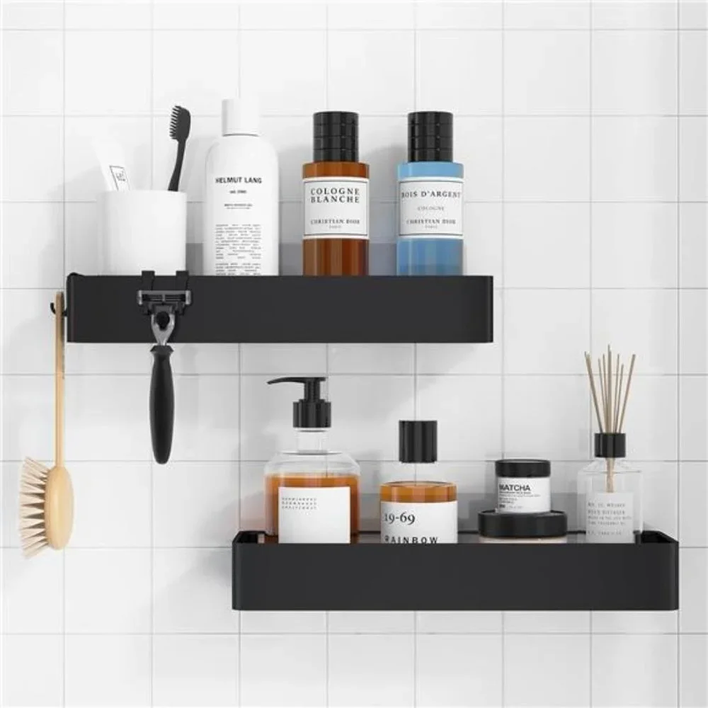 X-Large Shower Caddy - 2Pack Adhesive Shower Organizer,Drill-Free Shower Shelves